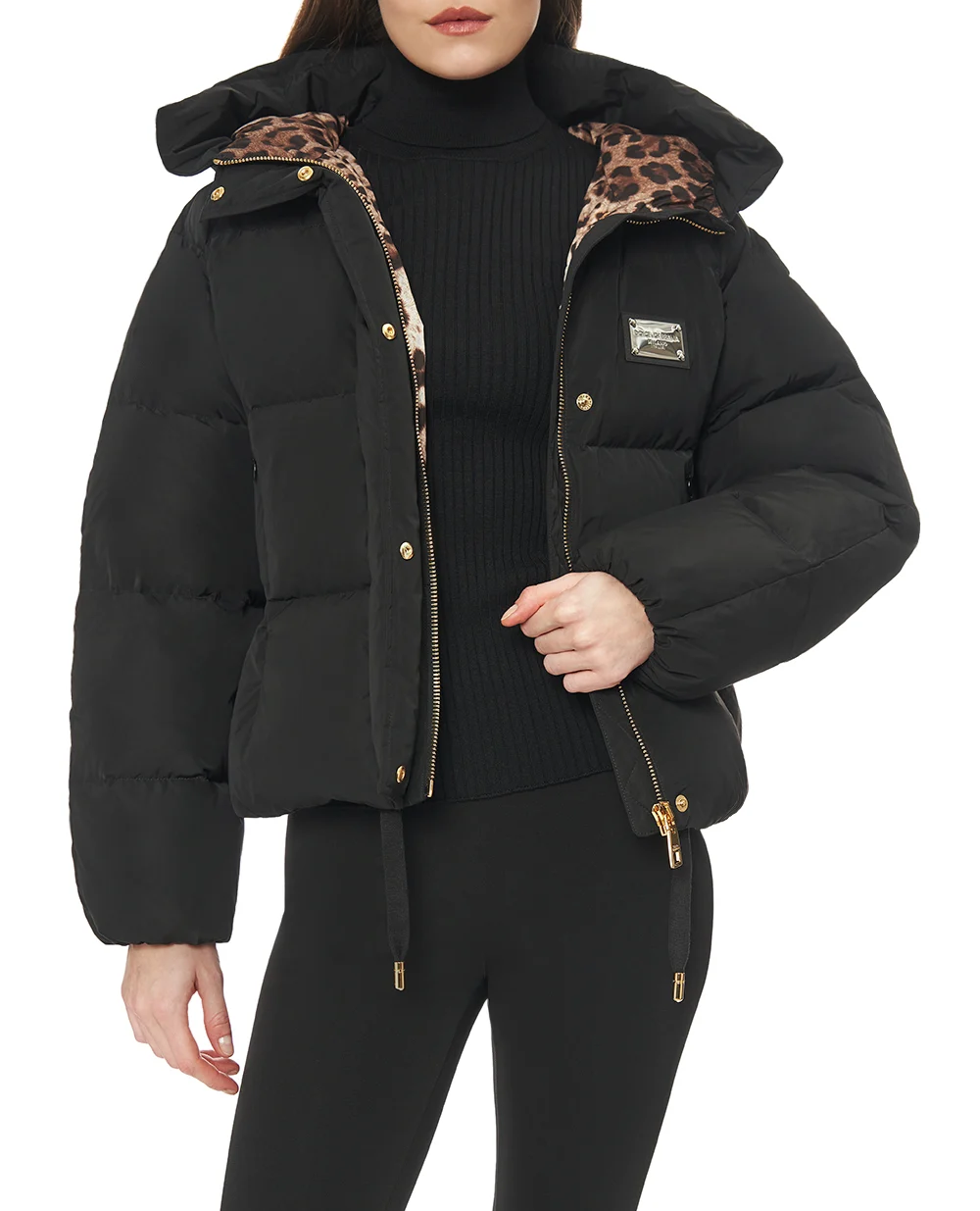 Куртка стьобана Dolce&Gabbana F9R19T-GDBWM, чорний колір • Купити в інтернет-магазині Kameron