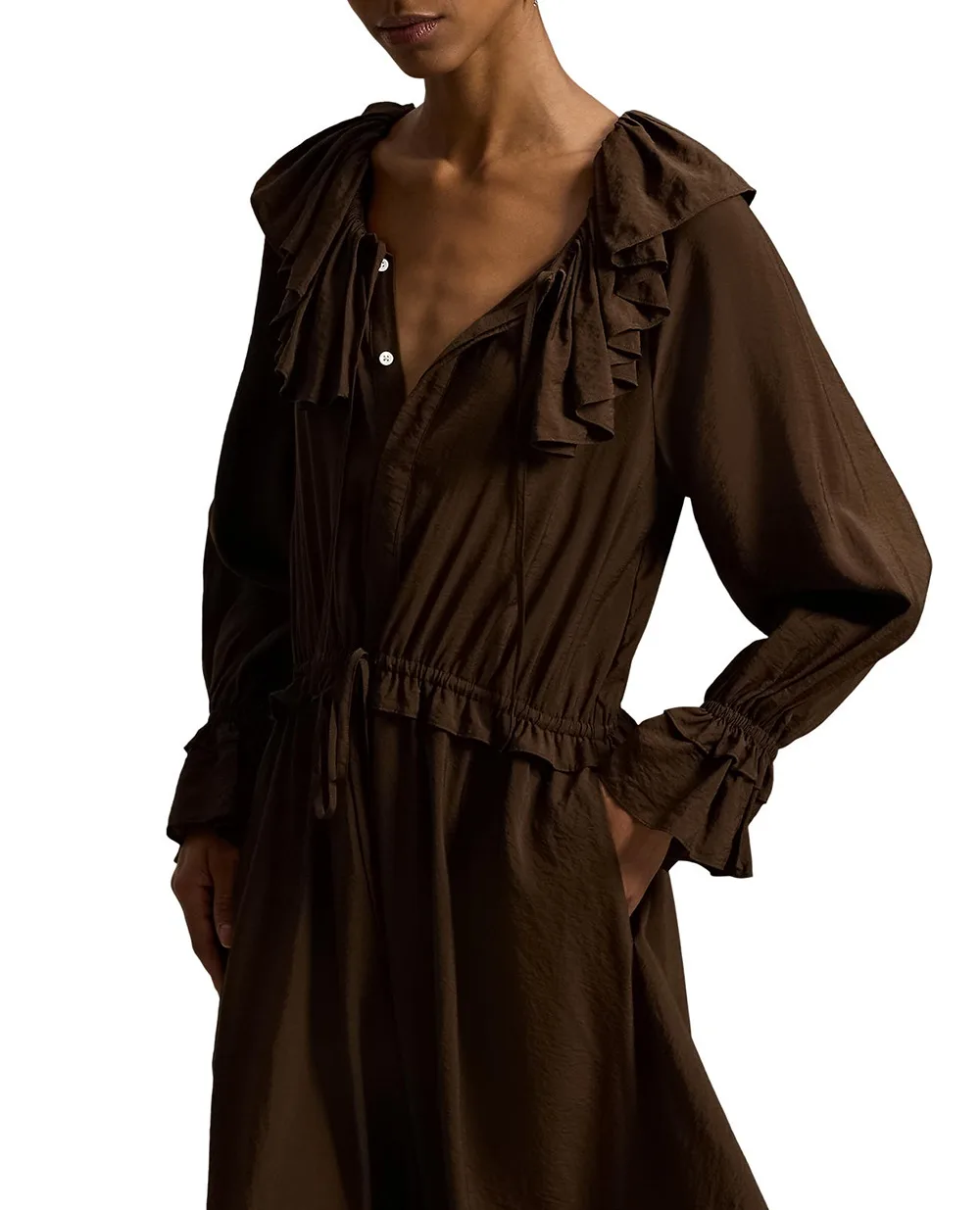 Сукня Polo Ralph Lauren 211A96366001, темно-коричневий колір • Купити в інтернет-магазині Kameron