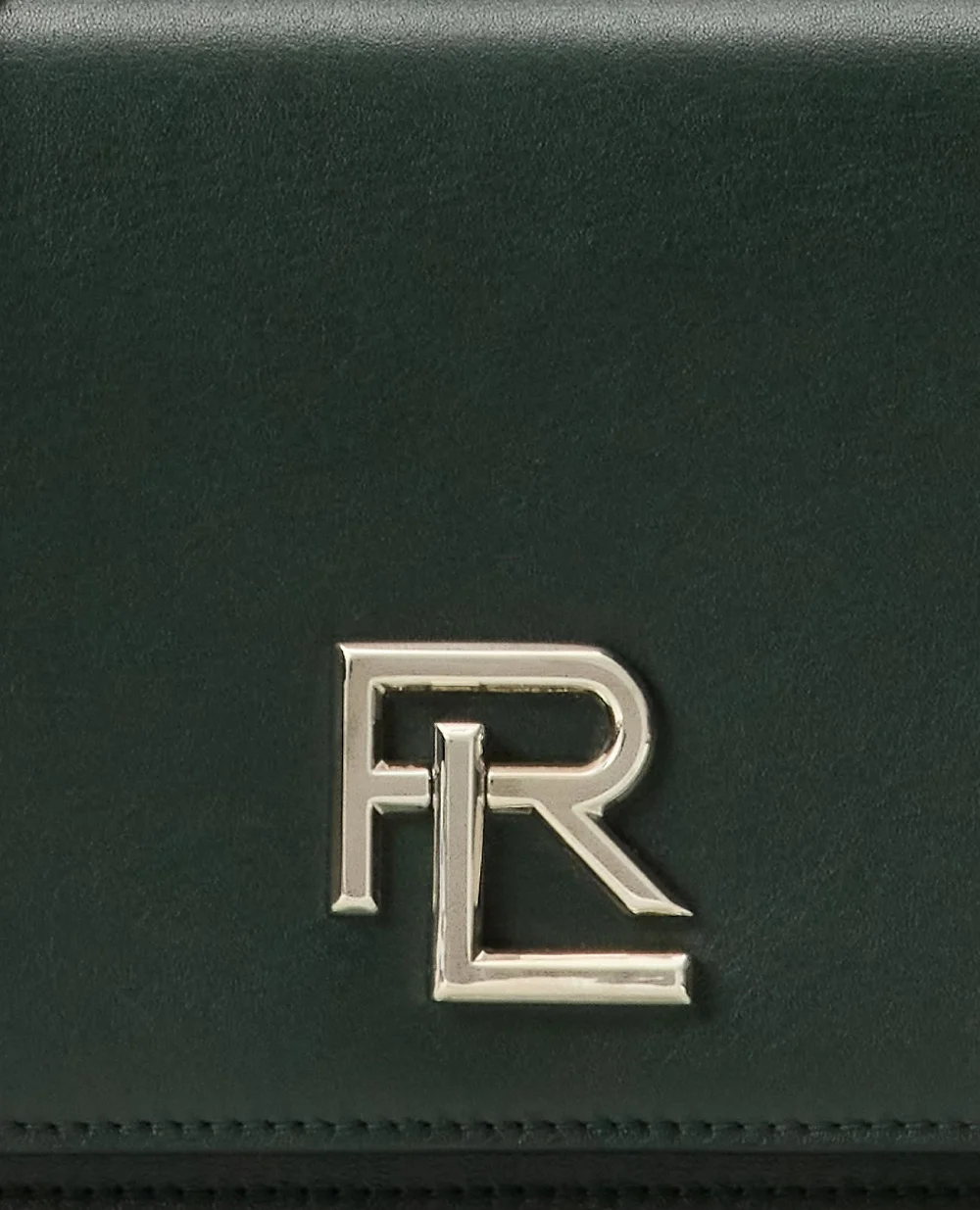 Сумка RL 888 із телячої шкіри Ralph Lauren Collection 434P02289001, зелений колір • Купити в інтернет-магазині Kameron