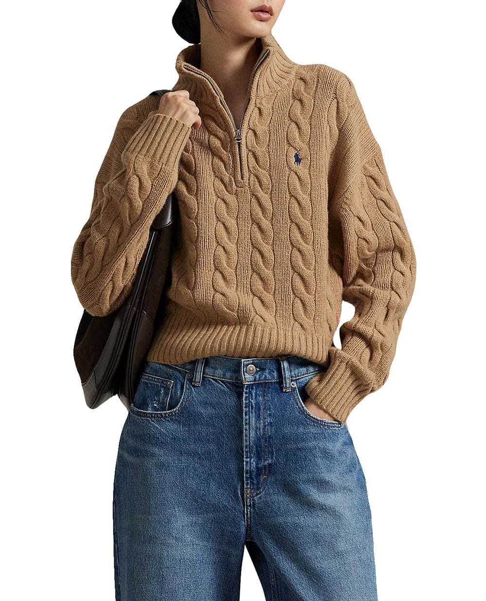 Светр з вовни Polo Ralph Lauren 211972130002, коричневий колір • Купити в інтернет-магазині Kameron