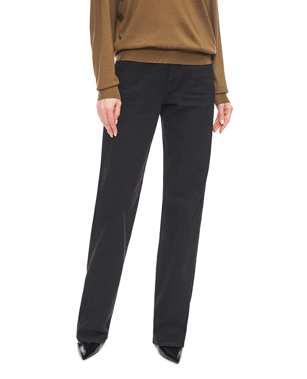 Джинси Saint Laurent 834135-Y29WA, чорний колір • Купити в інтернет-магазині Kameron