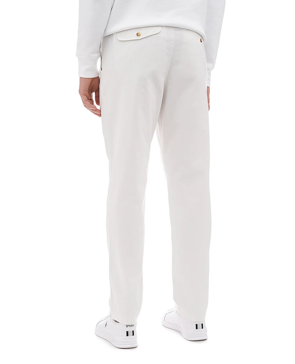 Штани Polo Ralph Lauren 710740566020, білий колір • Купити в інтернет-магазині Kameron
