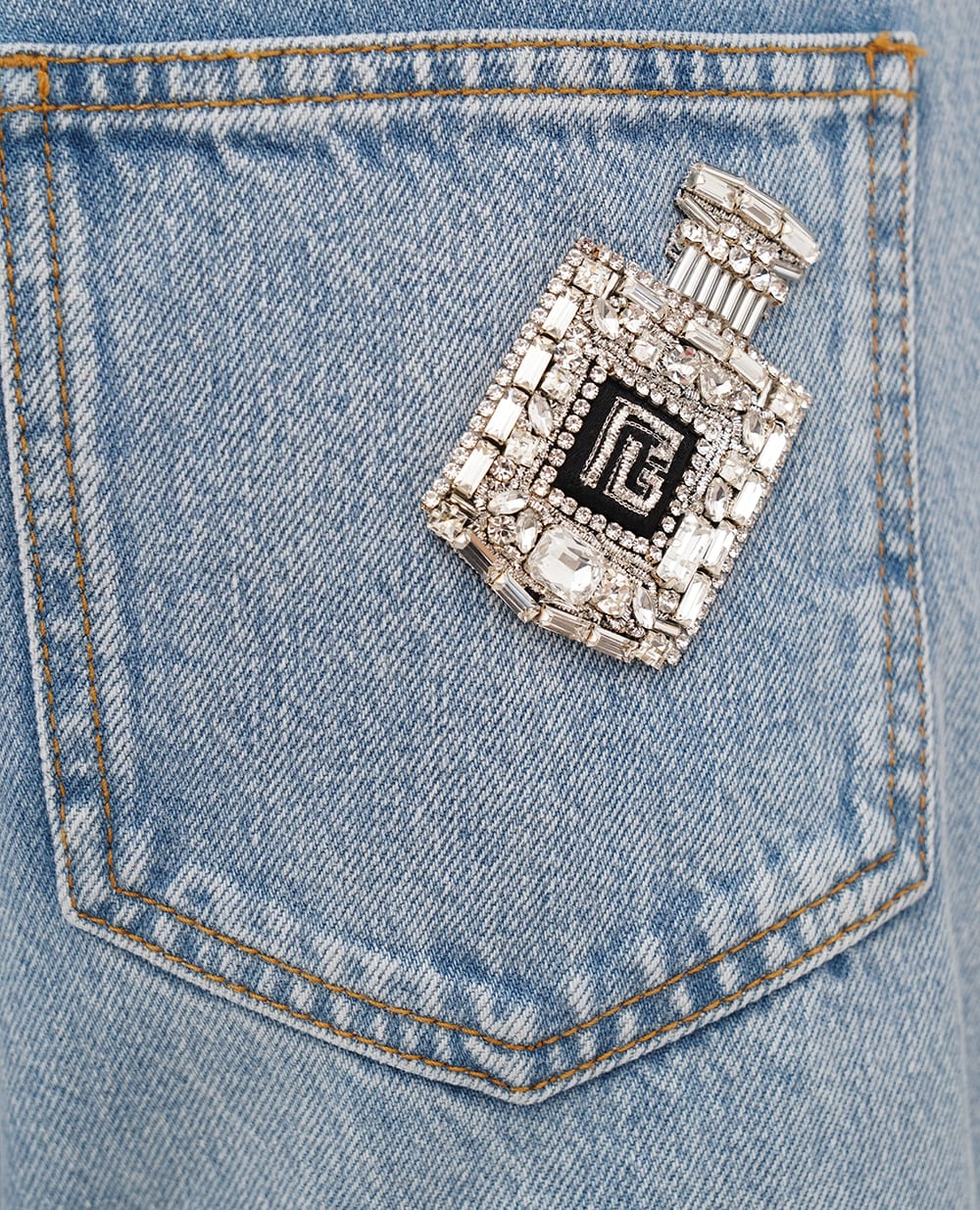 Джинси Balmain EF0MI050DF75, синій колір • Купити в інтернет-магазині Kameron