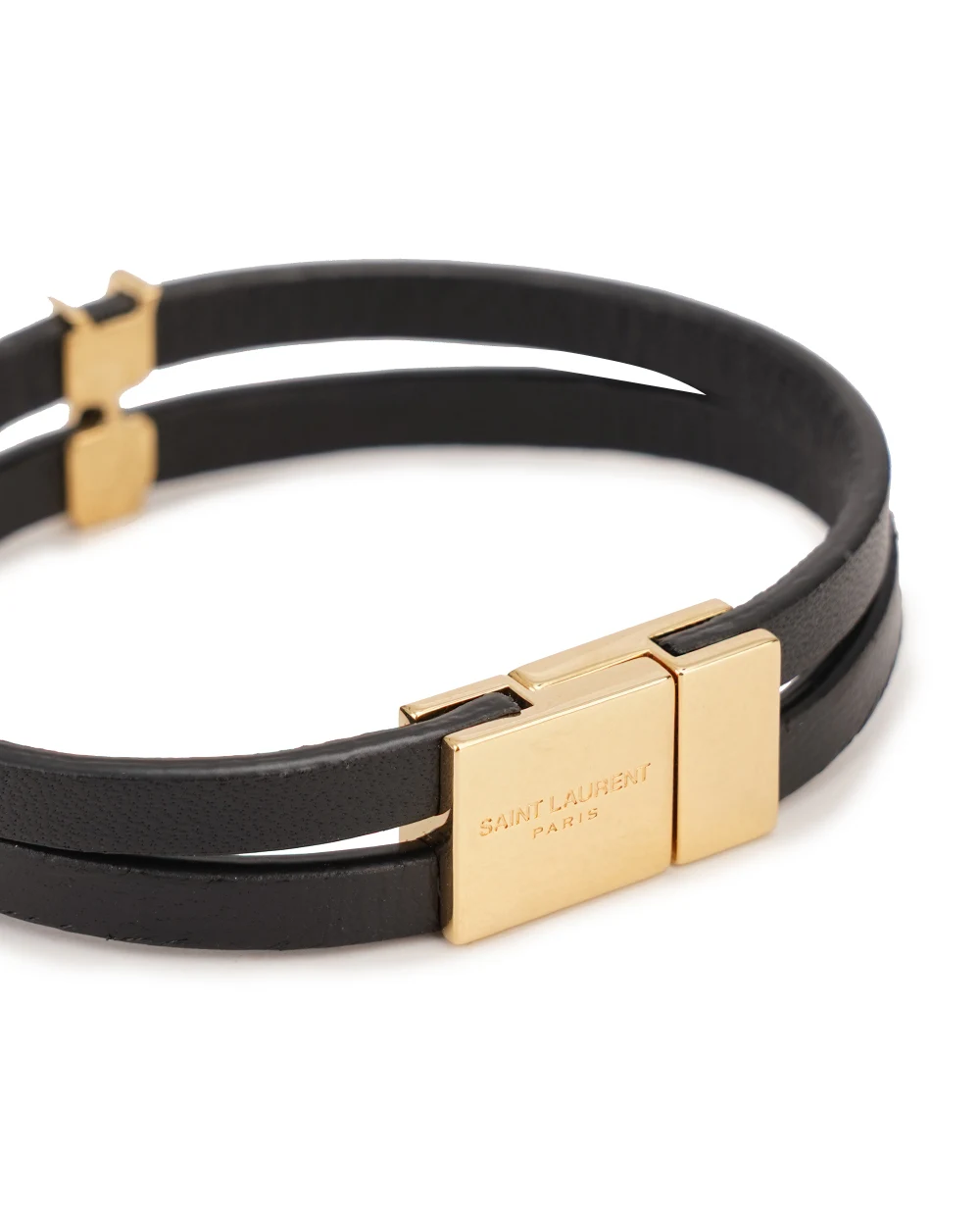 Браслет Saint Laurent 758230-BL40P, черный цвет • Купить в интернет-магазине Kameron