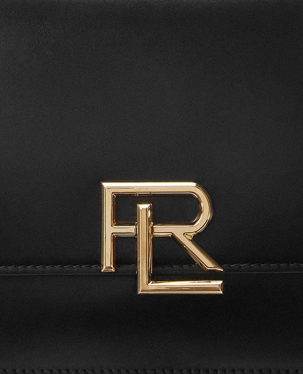 Сумка-кроссбоди из кожи Ralph Lauren Collection 435930958007, черный цвет • Купить в интернет-магазине Kameron