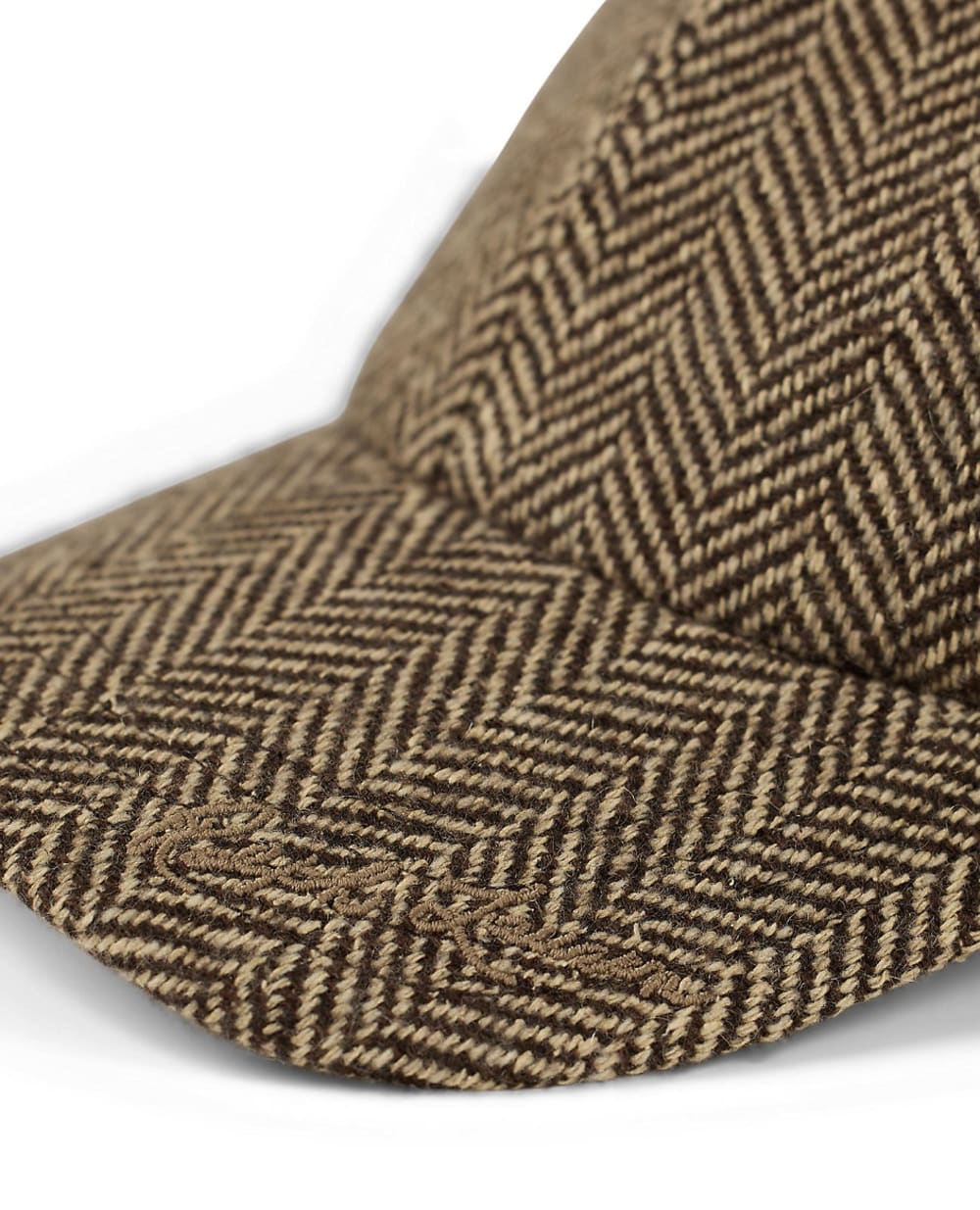 Кепка з твіду Ralph Lauren Collection 434P01668001, коричневий колір • Купити в інтернет-магазині Kameron