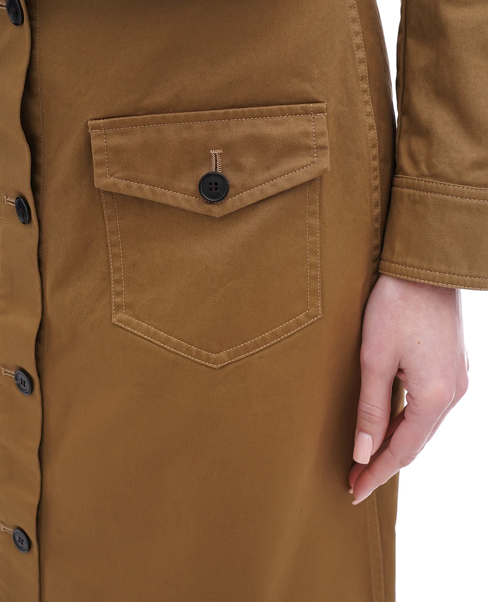 Юбка Saint Laurent 817344-Y04VY, коричневый цвет • Купить в интернет-магазине Kameron