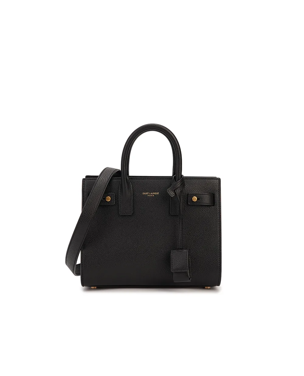 Кожаная сумка Sac De Jour Nano Saint Laurent 717449-DTI0W, чорний колір • Купити в інтернет-магазині Kameron