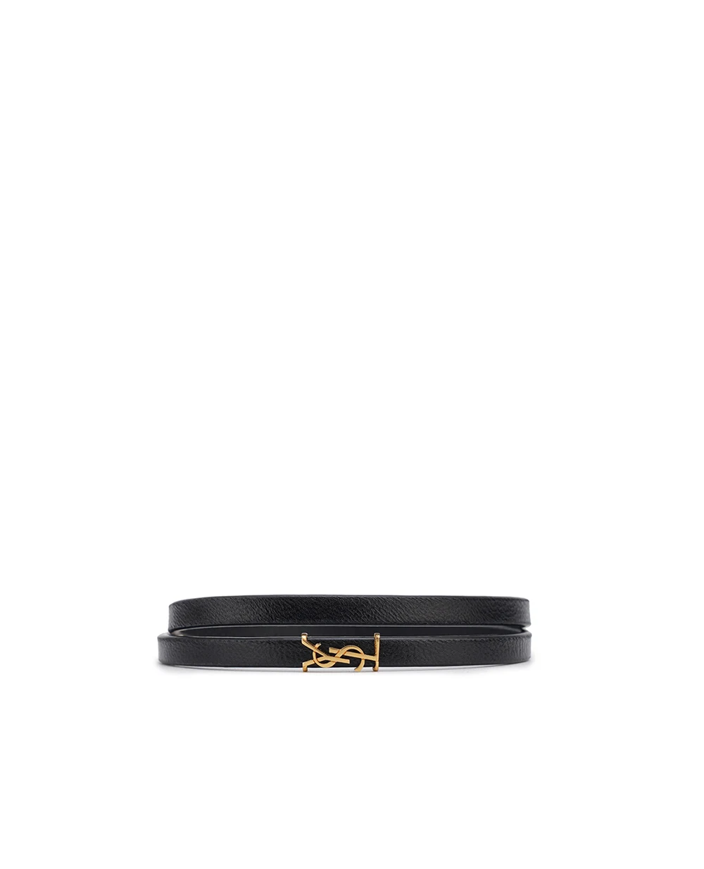 Браслет Saint Laurent 745602-BL40J, черный цвет • Купить в интернет-магазине Kameron