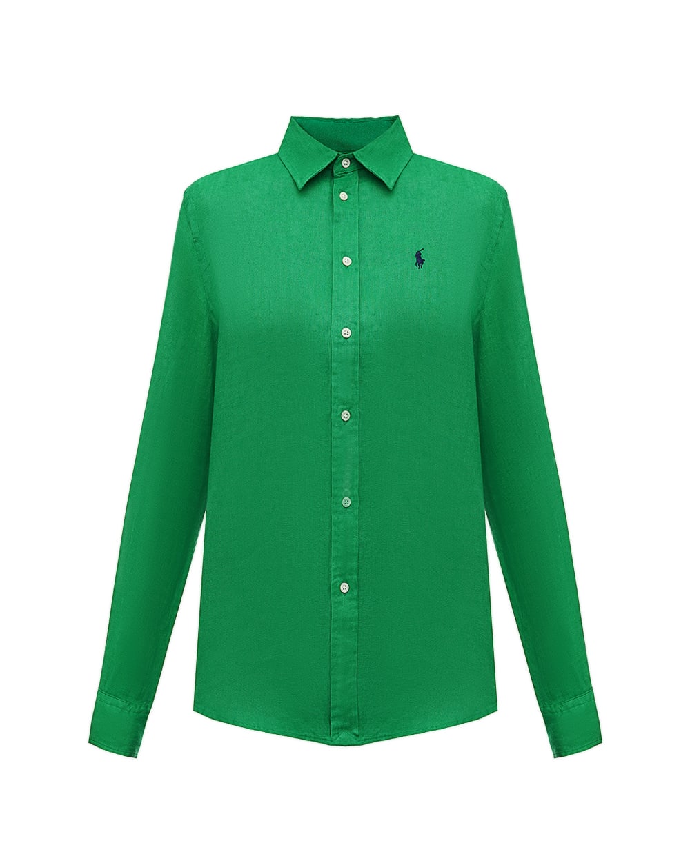 Льняная рубашка Polo Ralph Lauren 211970730009, зеленый цвет • Купить в интернет-магазине Kameron