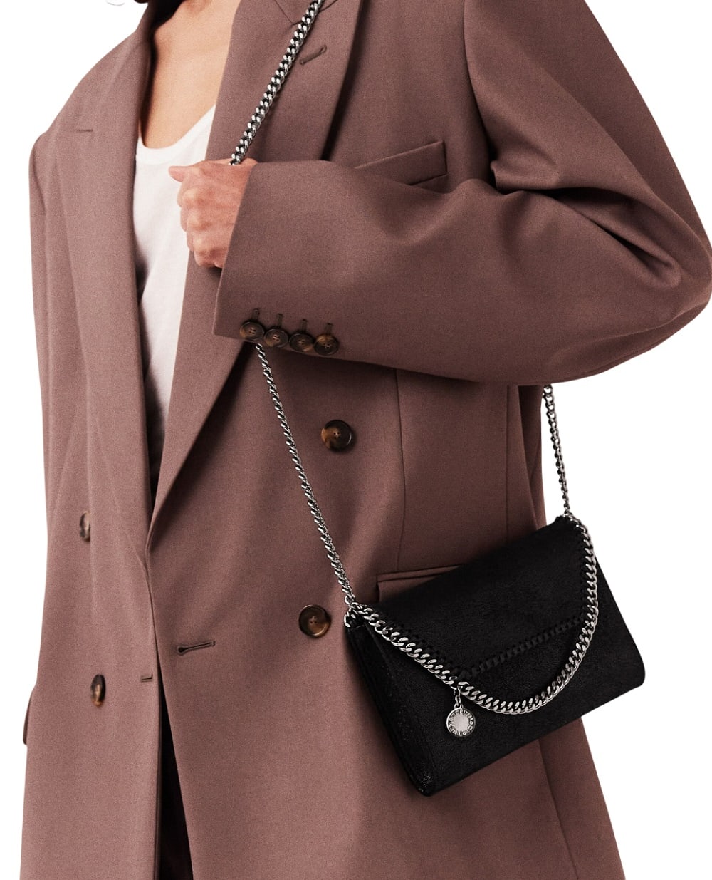 Сумка через плечо Falabella Wallet Stella McCartney 581238W9132, черный цвет • Купить в интернет-магазине Kameron