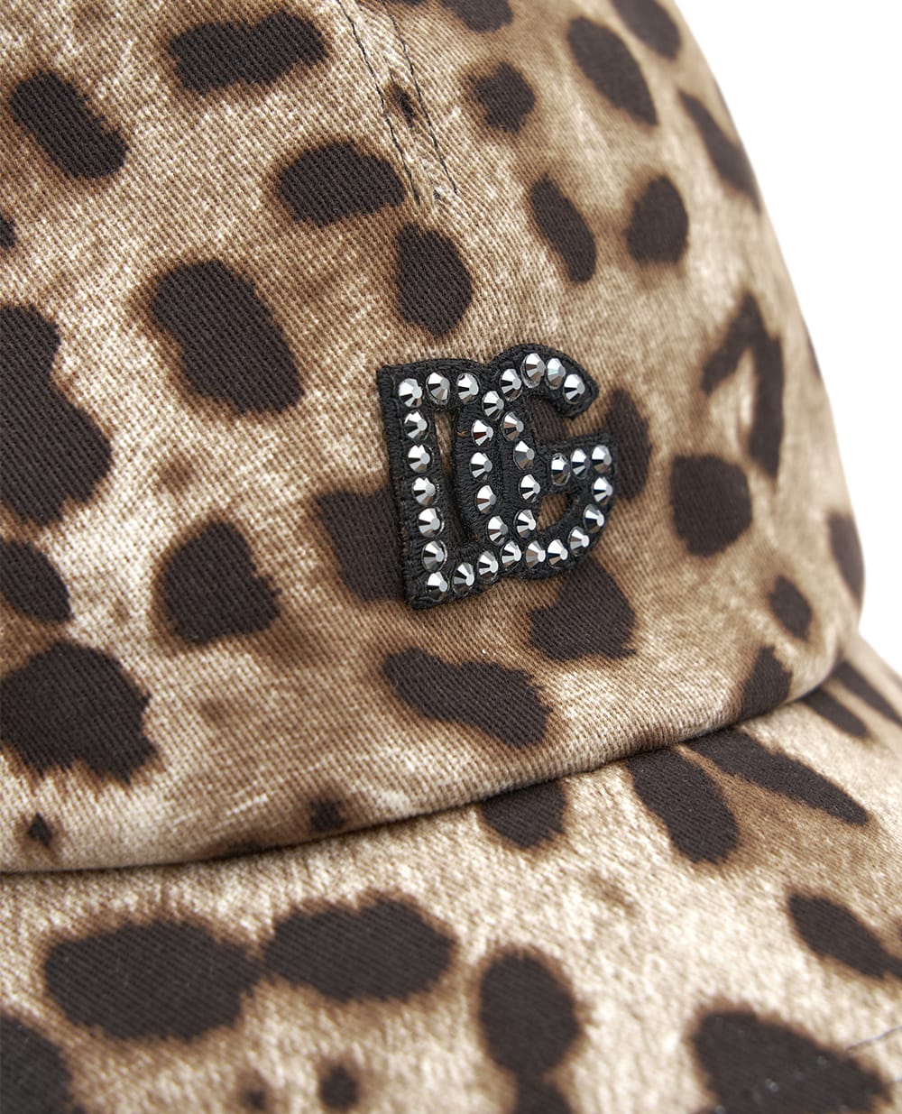 Детская кепка с леопардовым принтом Dolce&Gabbana Kids LB4H52-FSFAG, коричневый цвет • Купить в интернет-магазине Kameron