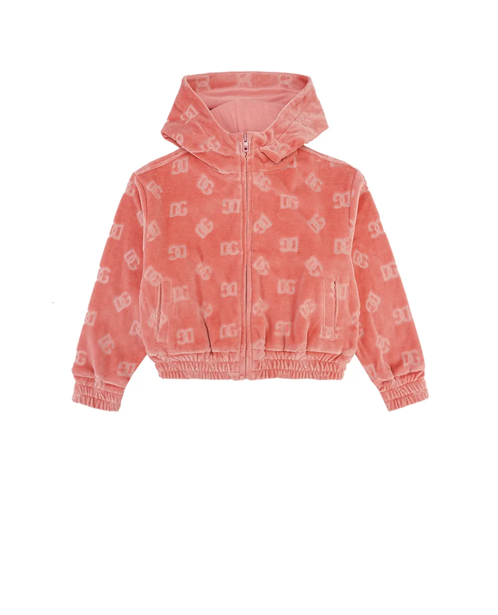 Детская толстовка (костюм) Dolce&Gabbana Kids L5JWBV-FJ7DL-S, розовый цвет • Купить в интернет-магазине Kameron