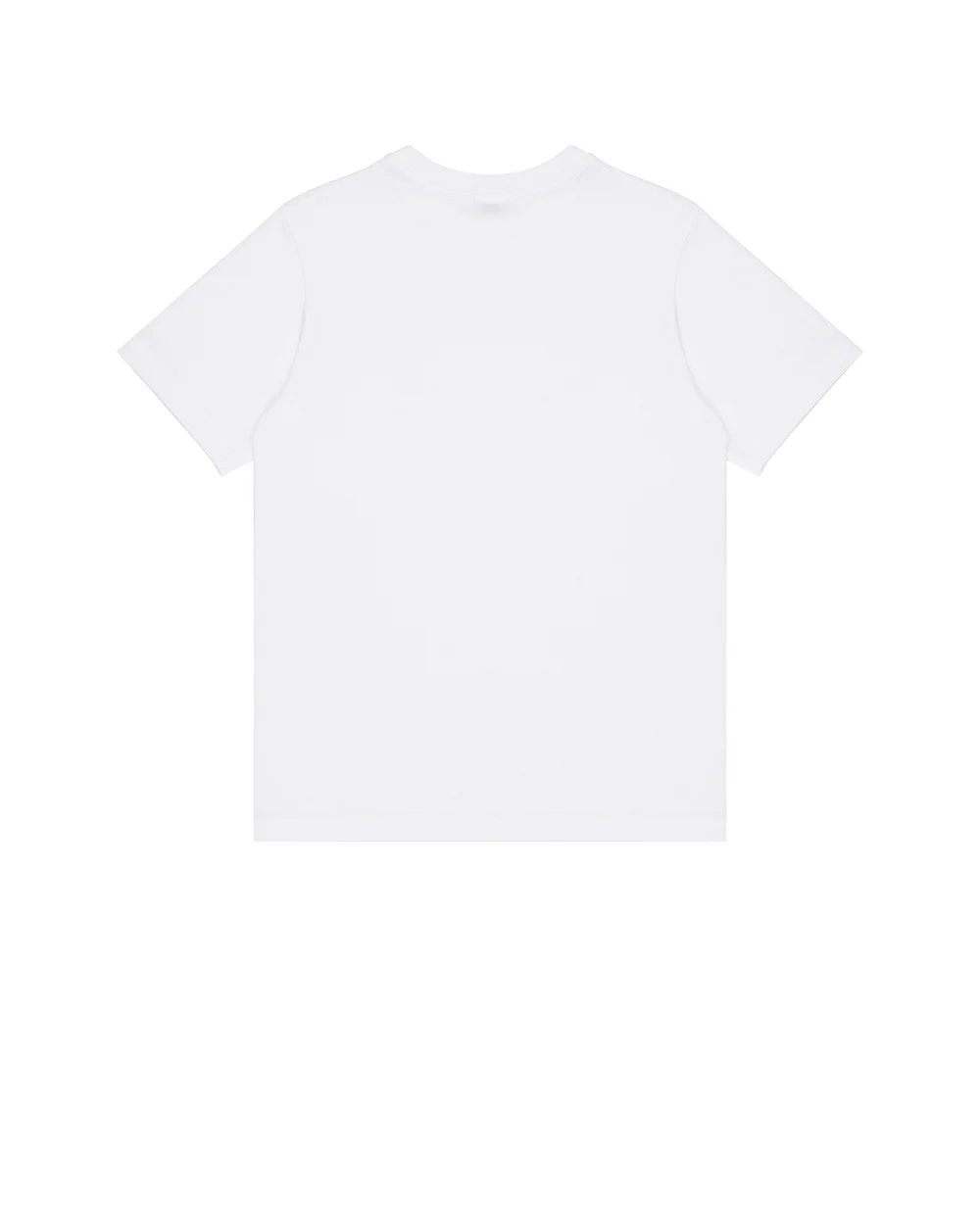 Детская футболка с аппликацией Dolce&Gabbana Kids L4JTHU-G7P1P-S, белый цвет • Купить в интернет-магазине Kameron