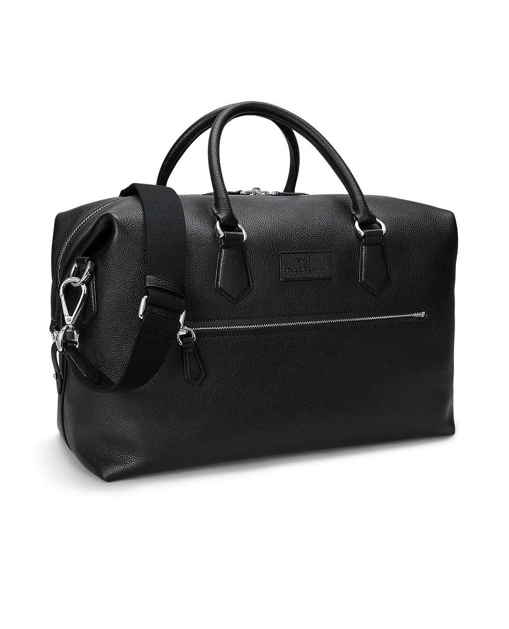 Сумка из коровьей кожи Polo Ralph Lauren 405962459001, черный цвет • Купить в интернет-магазине Kameron