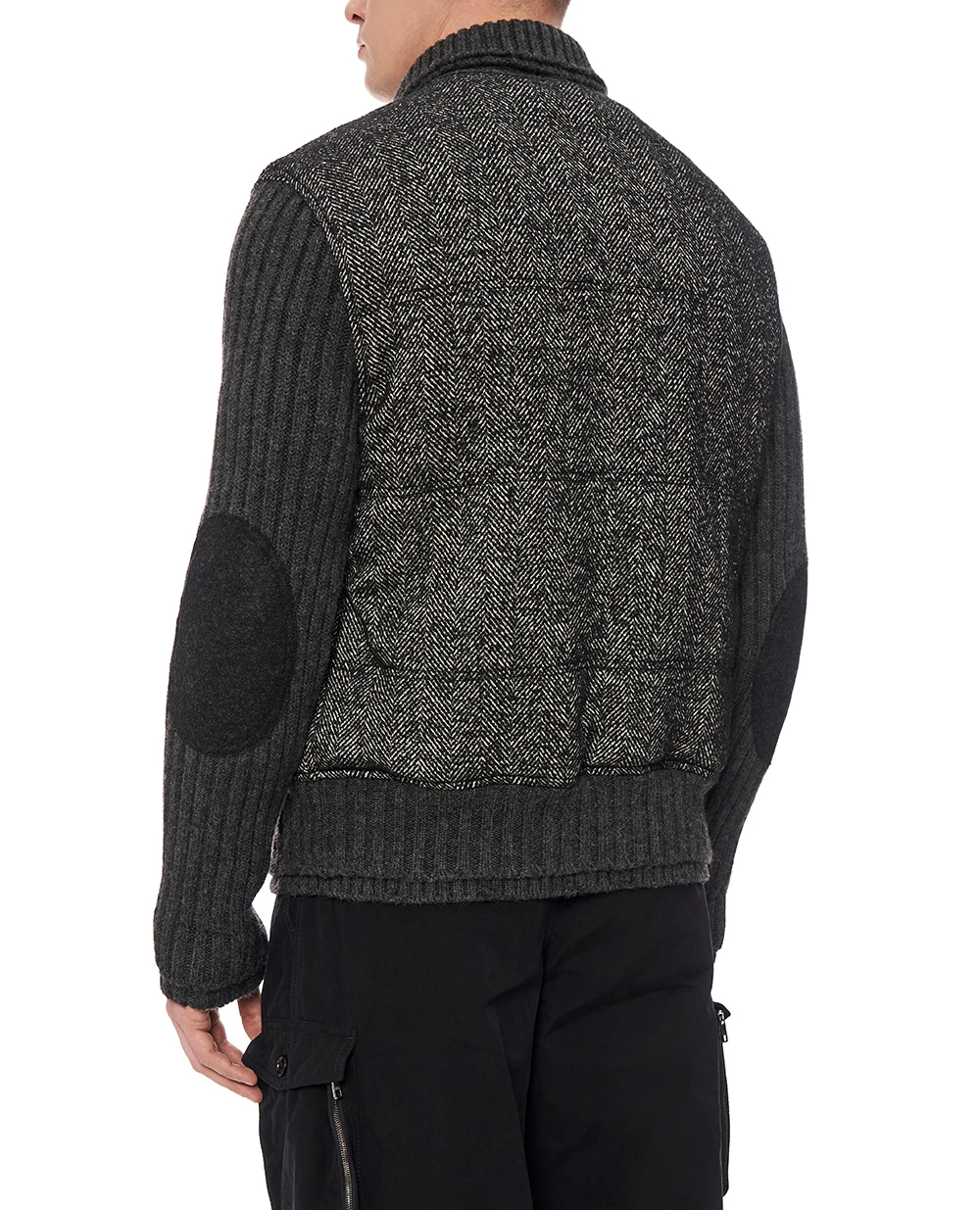 Куртка из шерсти Dolce&Gabbana G9BVST-GJ846, серый цвет • Купить в интернет-магазине Kameron