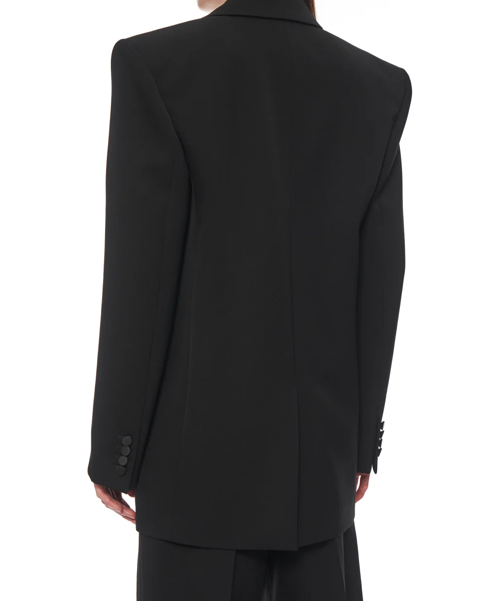 Жакет-смокинг Saint Laurent 824182-Y7E63, черный цвет • Купить в интернет-магазине Kameron