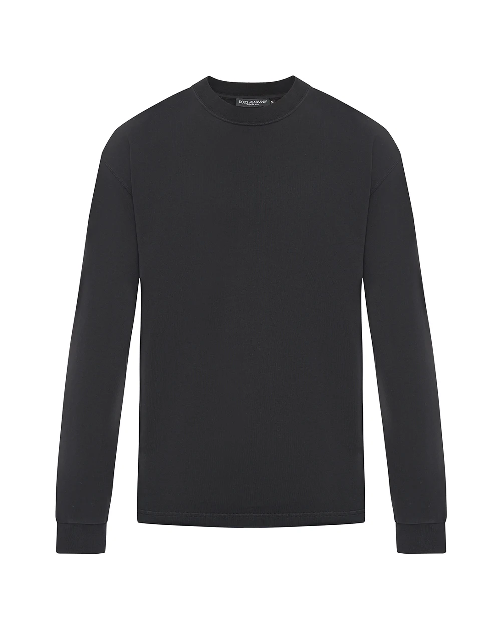 Лонгслів Dolce&Gabbana G8SY0T-G7PK5, чорний колір • Купити в інтернет-магазині Kameron