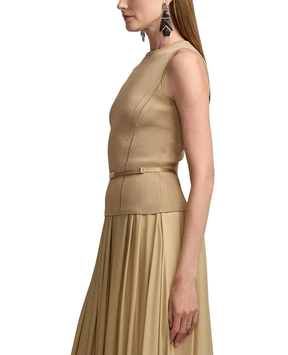 Топ Ralph Lauren Collection 290963203001, бежевий колір • Купити в інтернет-магазині Kameron