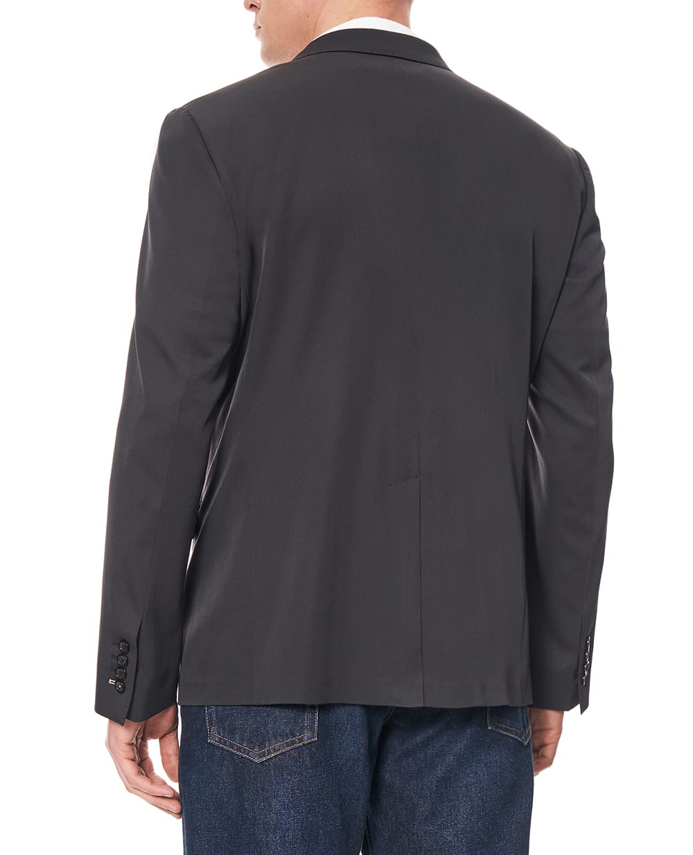 Однобортный жакет из шерсти Dolce&Gabbana G2WG7T-FUBGZ, темно-серый цвет • Купить в интернет-магазине Kameron