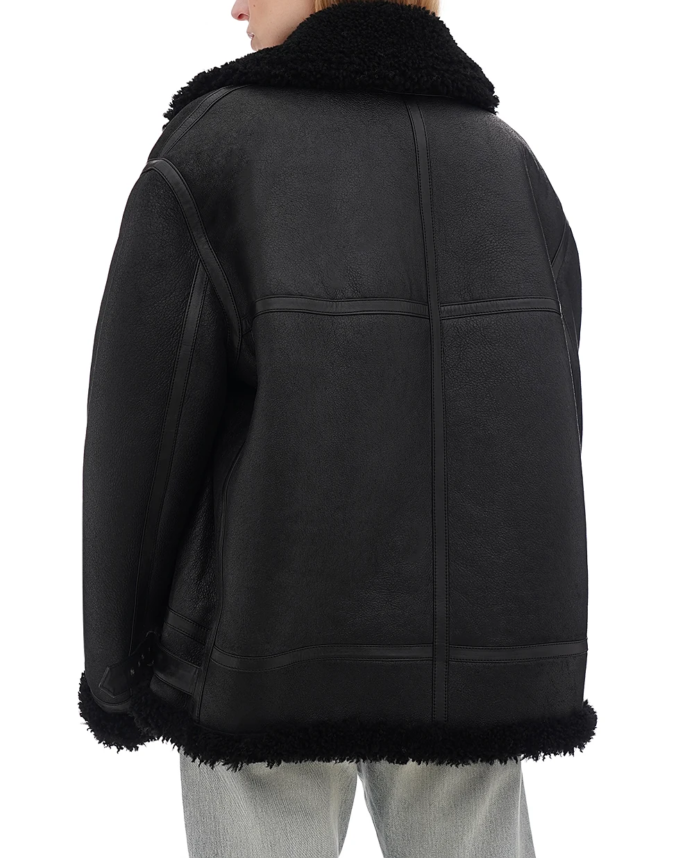Дубленка Saint Laurent 800896-YCOW2, черный цвет • Купить в интернет-магазине Kameron