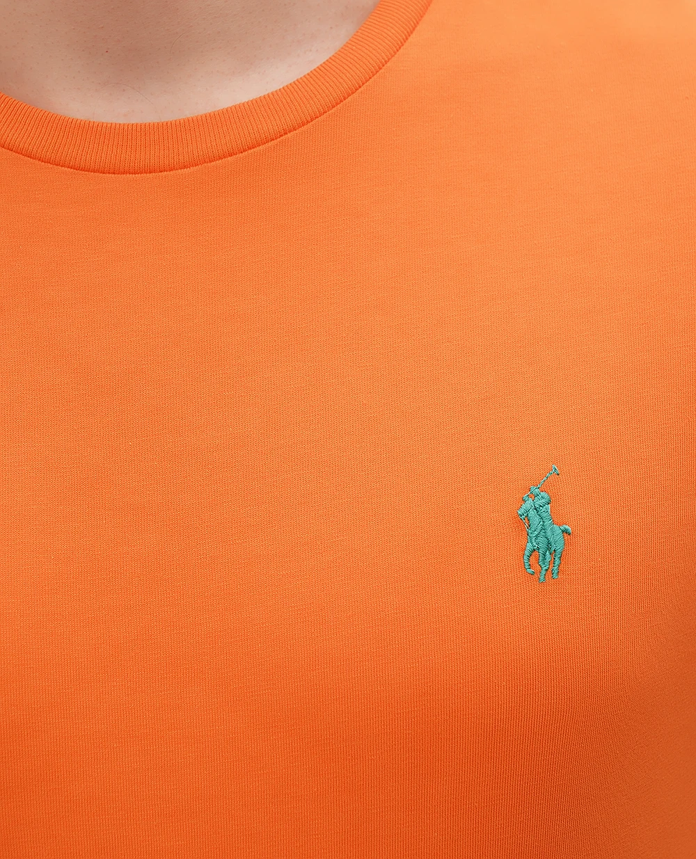 Футболка Polo Ralph Lauren 710671438397, оранжевый цвет • Купить в интернет-магазине Kameron