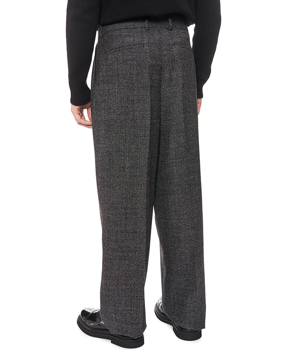 Штани з вовни Dolce&Gabbana GV3MAT-FM2G4, чорний колір • Купити в інтернет-магазині Kameron