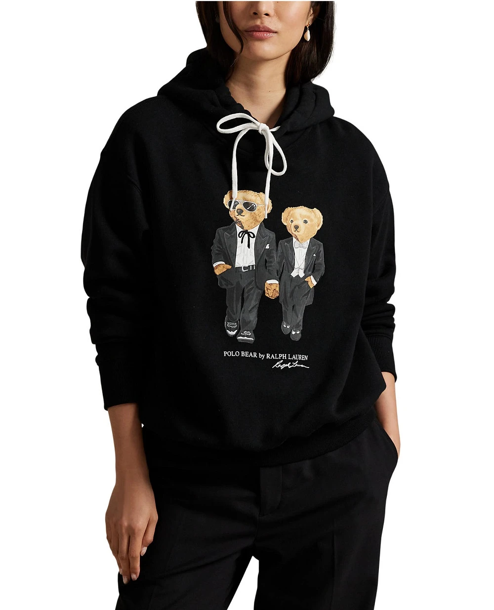 Худі від Ralph & Ricky Polo Ralph Lauren 211A87106001, чорний колір • Купити в інтернет-магазині Kameron