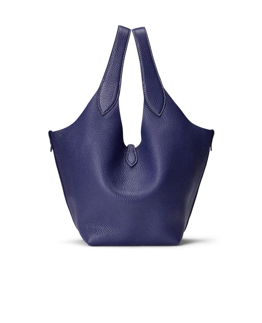 Сумка-тоут Polo Play из телячьей кожи Polo Ralph Lauren 428938031011, синий цвет • Купить в интернет-магазине Kameron