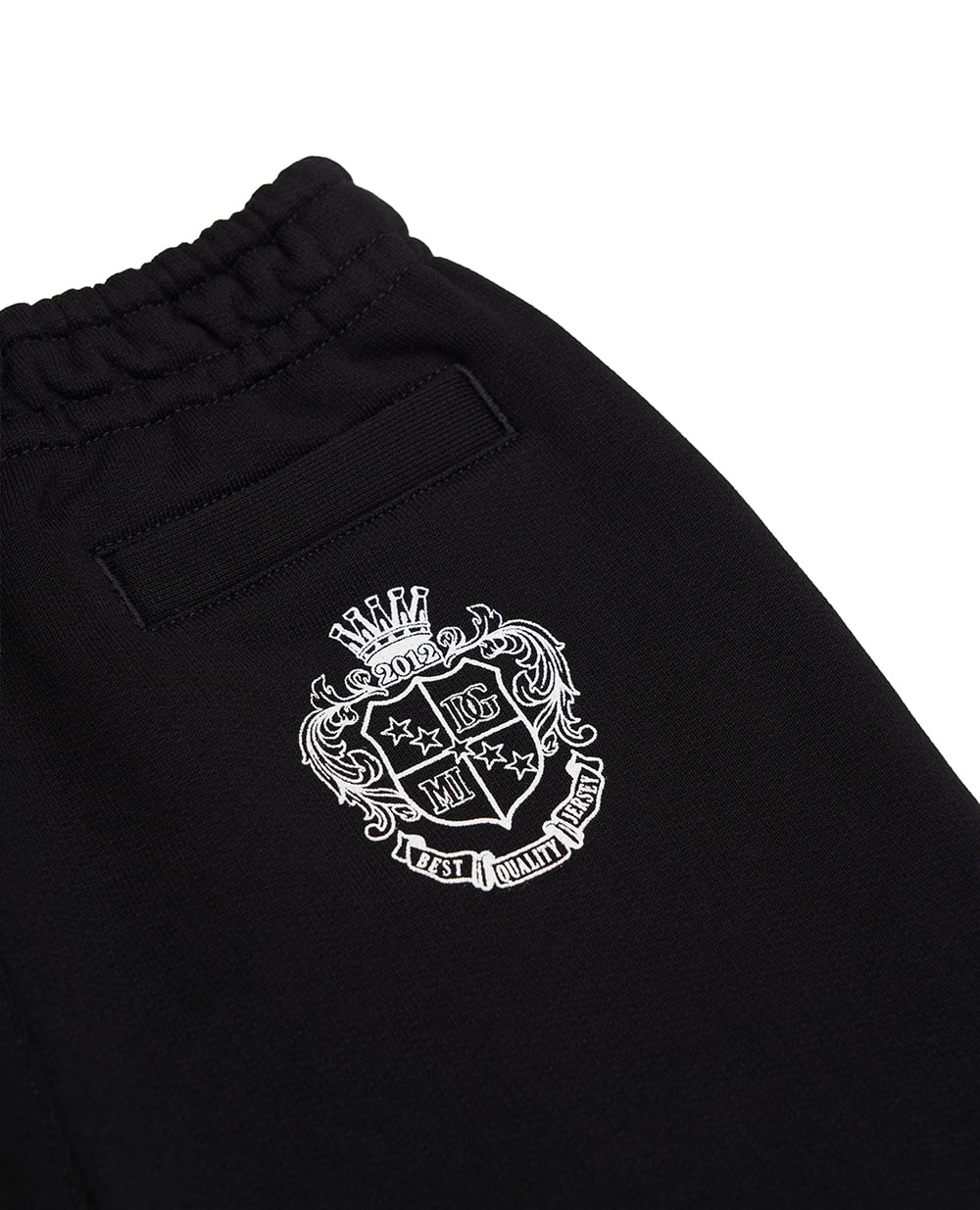 Дитячі спортивні штани (костюм) Dolce&Gabbana Kids L1JPLE-G7PTH, чорний колір • Купити в інтернет-магазині Kameron