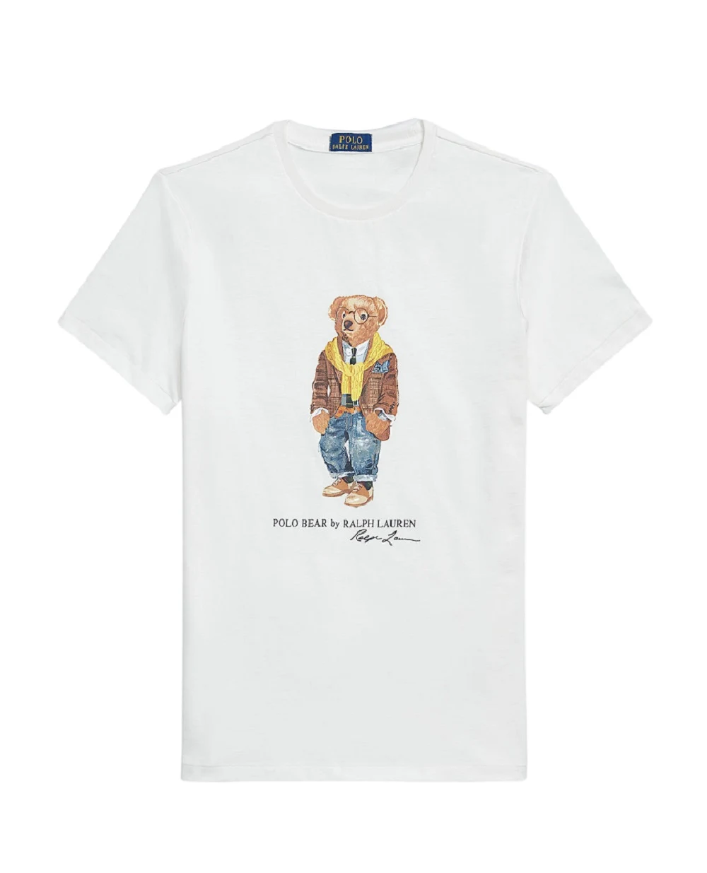 Футболка Polo Bear Polo Ralph Lauren 710P07346001, белый цвет • Купить в интернет-магазине Kameron