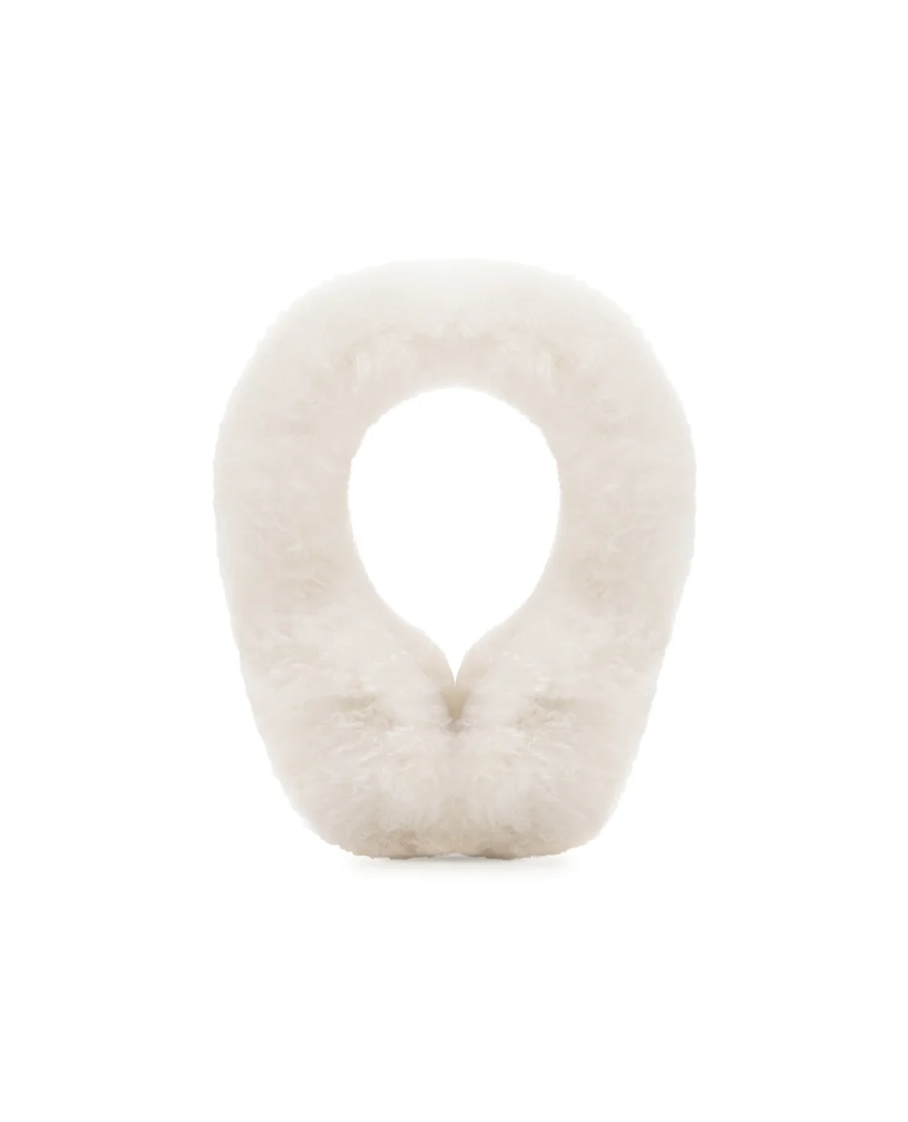 Навушники з овчини Yves Salomon 26WAA623XXMAAG, білий колір • Купити в інтернет-магазині Kameron