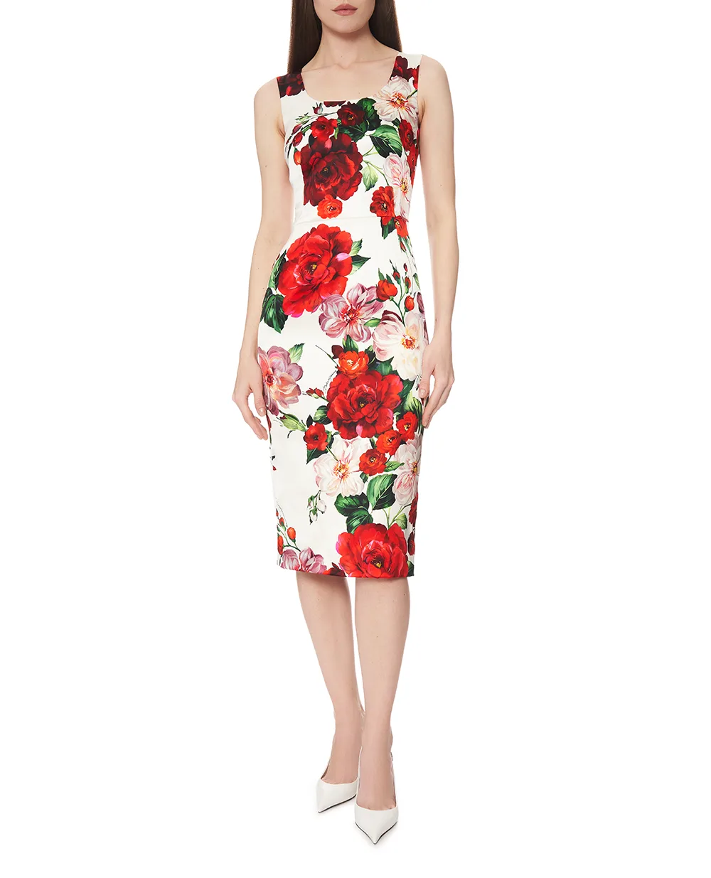 Платье Dolce&Gabbana F6ZJ6T-FSIB4, красный цвет • Купить в интернет-магазине Kameron