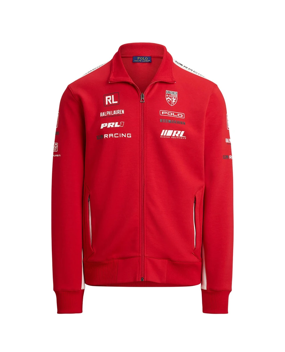 Спортивна куртка з графічним принтом Polo Ralph Lauren 710972343001, червоний колір • Купити в інтернет-магазині Kameron