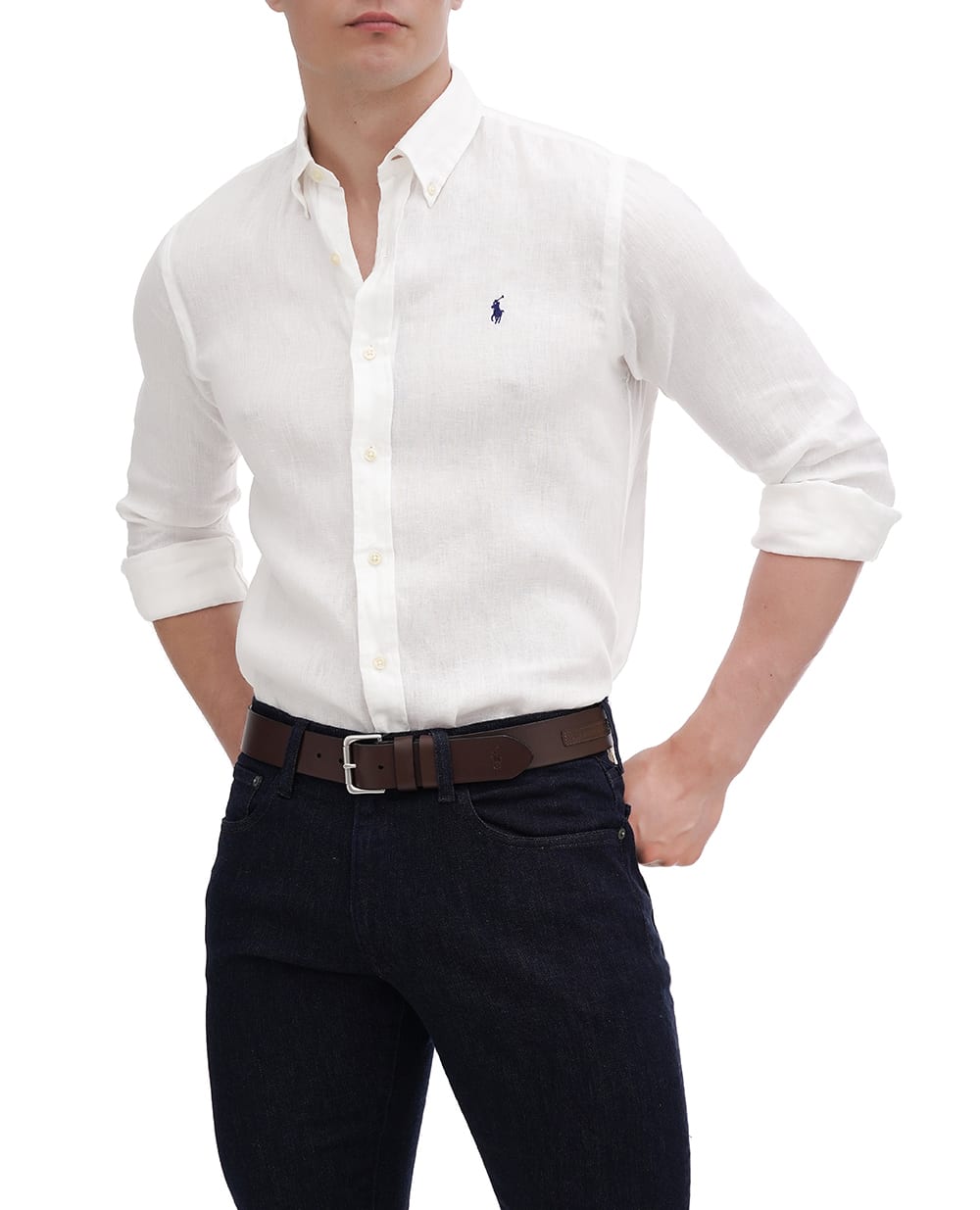 Рубашка Polo Ralph Lauren 710966294003, белый цвет • Купить в интернет-магазине Kameron