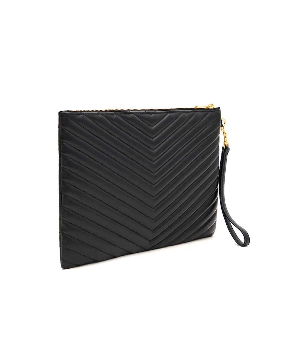 Кожаный чехол для планшета Saint Laurent 559193-CWU01, черный цвет • Купить в интернет-магазине Kameron