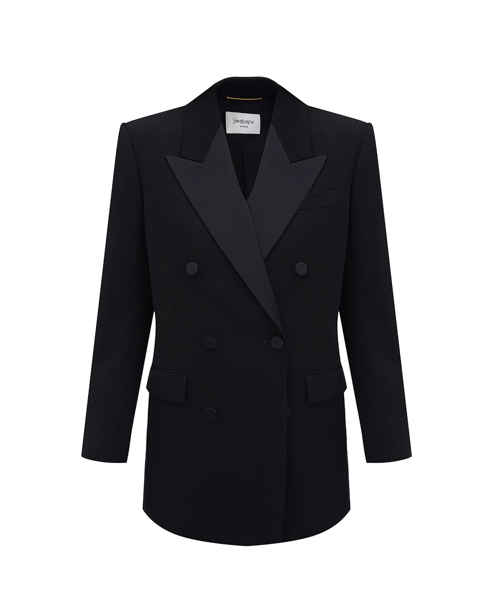 Жакет Saint Laurent 816874-Y7E63, черный цвет • Купить в интернет-магазине Kameron