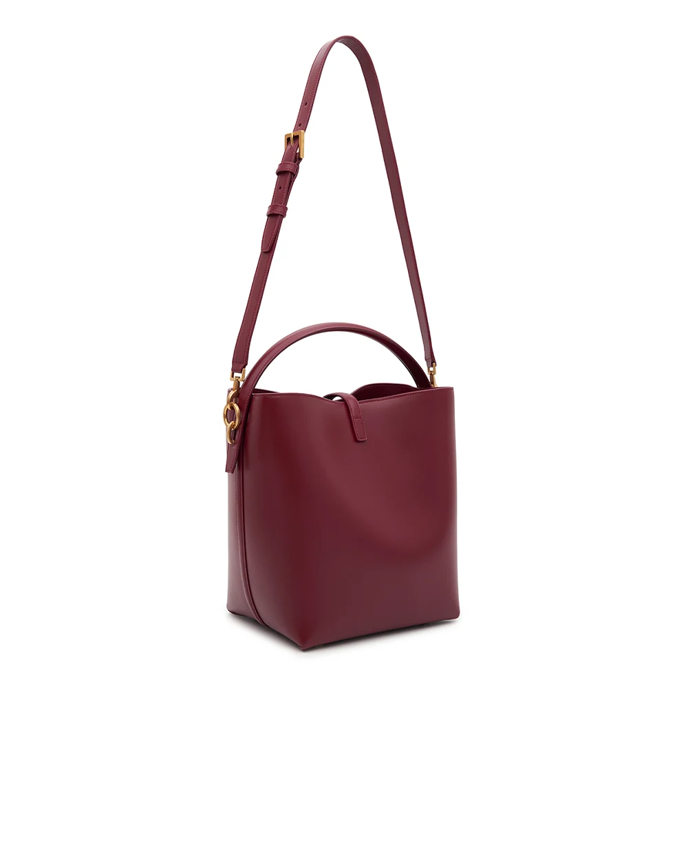 Сумка Le 37 з телячої шкіри Saint Laurent 742828-2R20W, червоний колір • Купити в інтернет-магазині Kameron