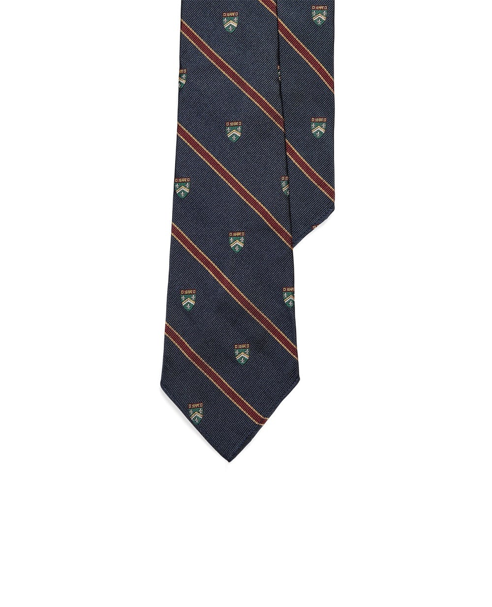 Шелковый галстук Polo Ralph Lauren 712971857001, темно-синий цвет • Купить в интернет-магазине Kameron