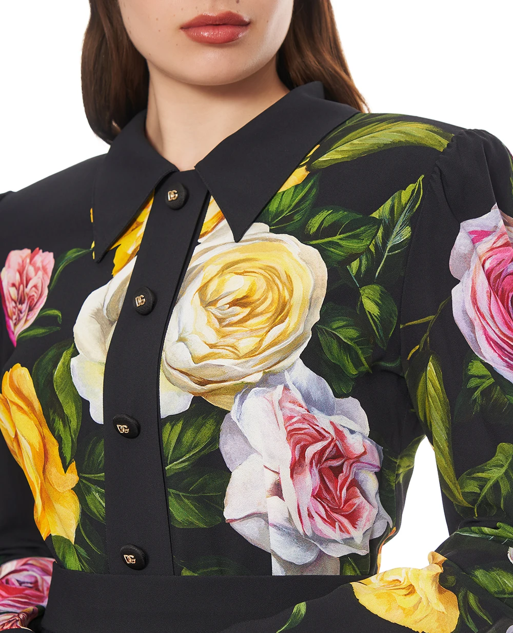 Платье Dolce&Gabbana F6TLDT-FSRPH, черный цвет • Купить в интернет-магазине Kameron