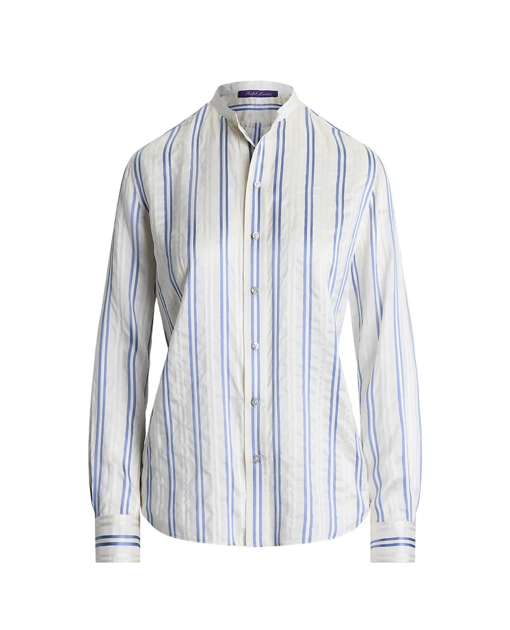 Шовкова сорочка Ralph Lauren Collection 290974498001, білий колір • Купити в інтернет-магазині Kameron