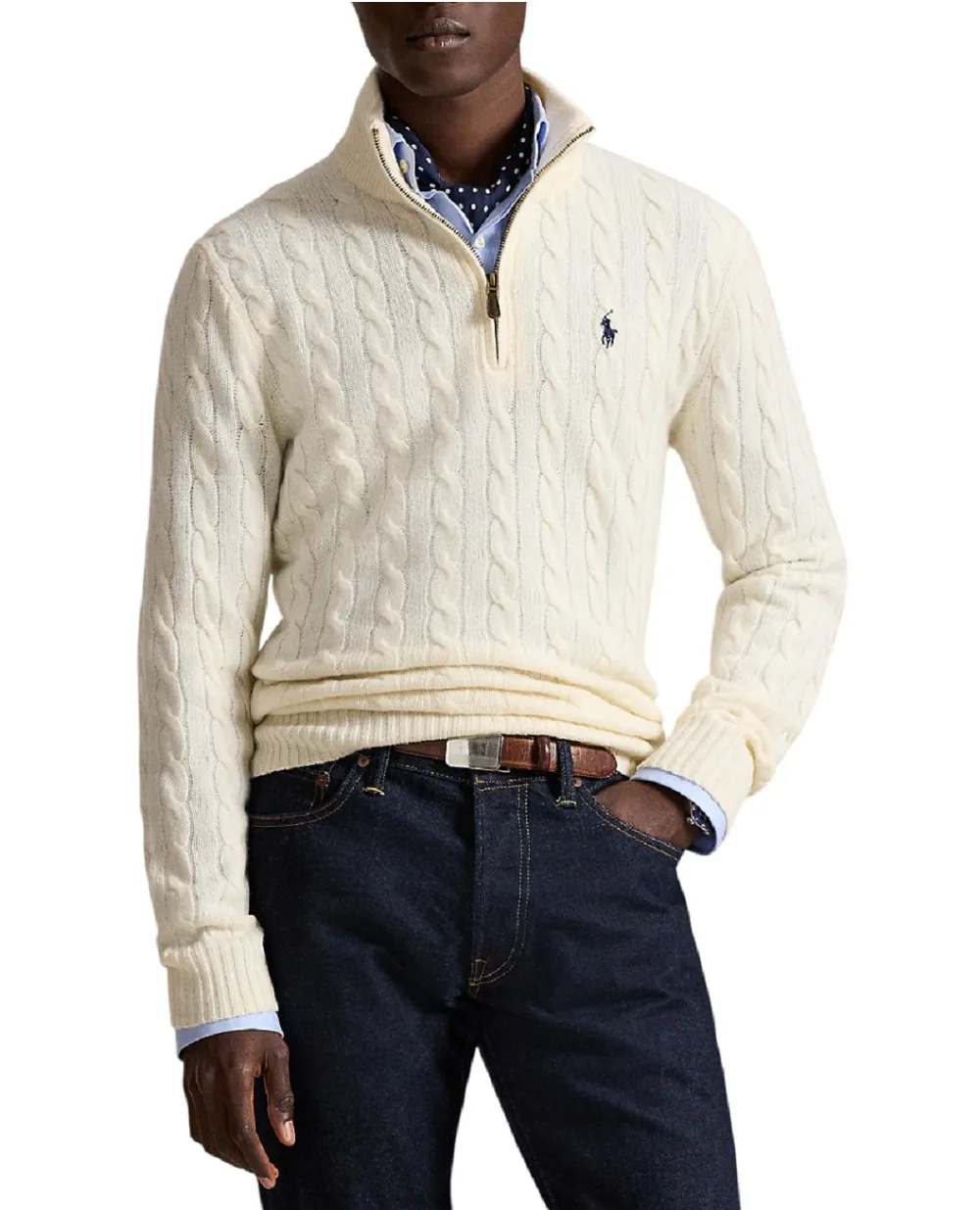 Светр з вовни та кашеміру Polo Ralph Lauren 710876766001, кремовий колір • Купити в інтернет-магазині Kameron