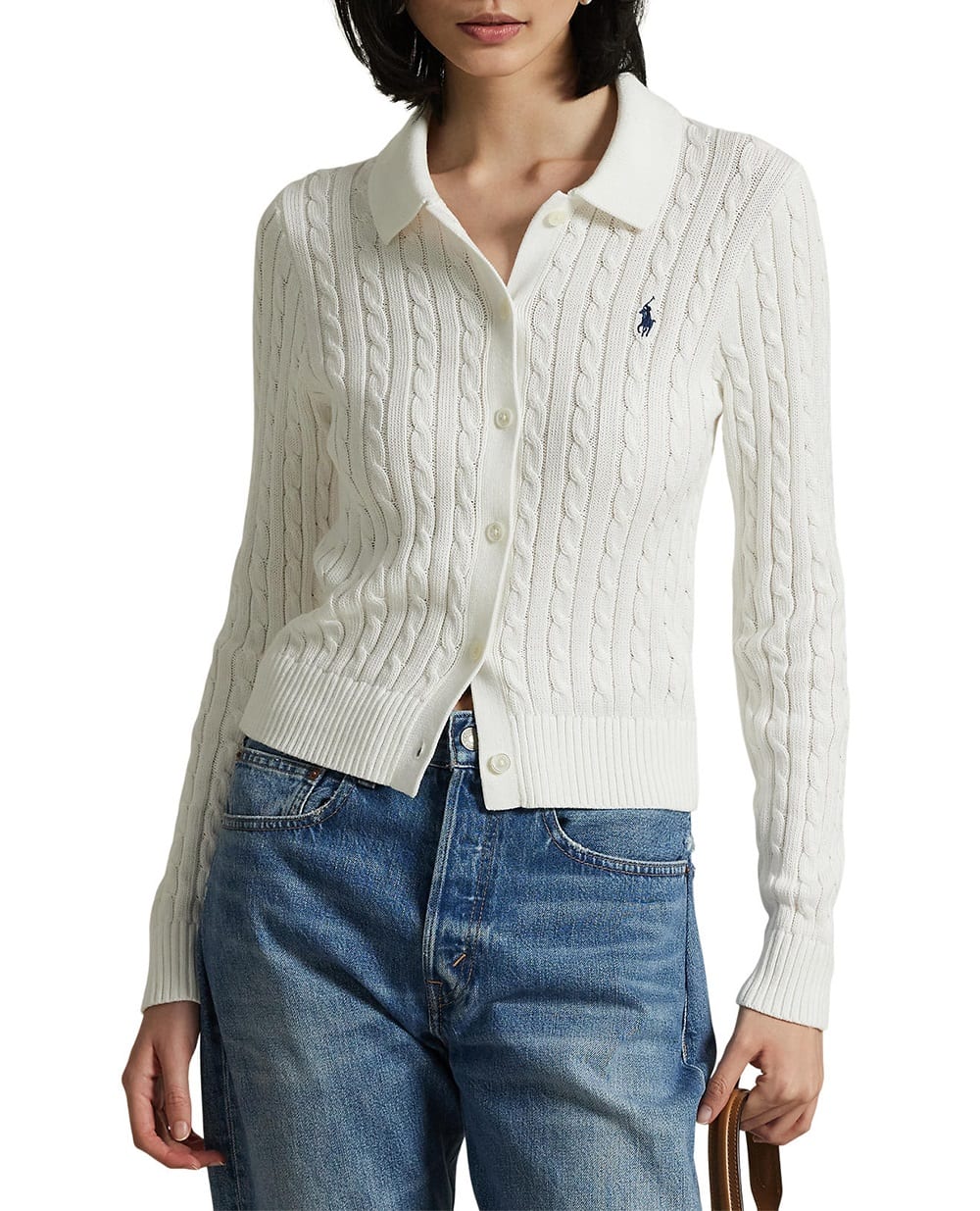 Кардиган Polo Ralph Lauren 211971881001, белый цвет • Купить в интернет-магазине Kameron