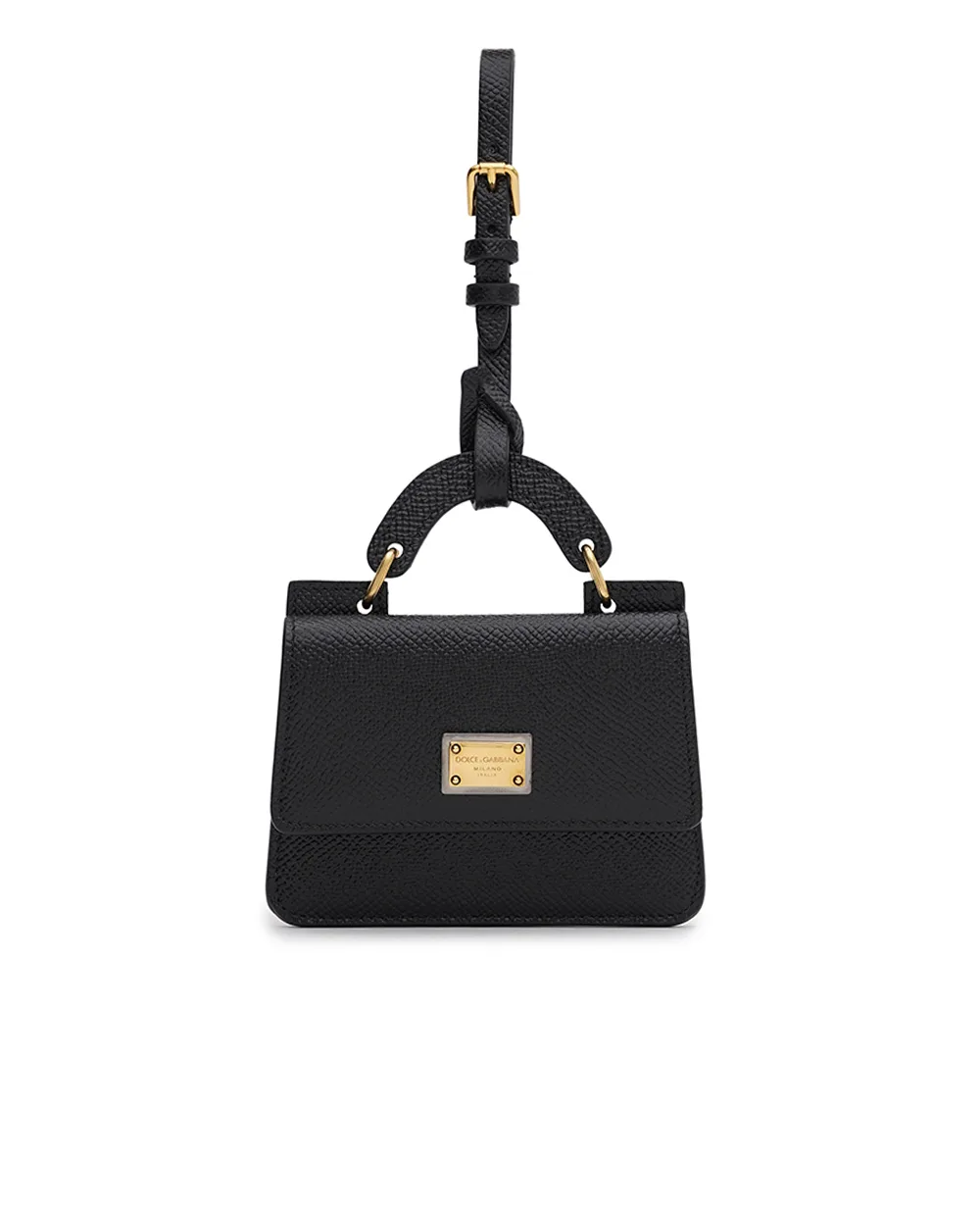 Візитниця зі шкіри Dolce&Gabbana BI3401-A5070, чорний колір • Купити в інтернет-магазині Kameron