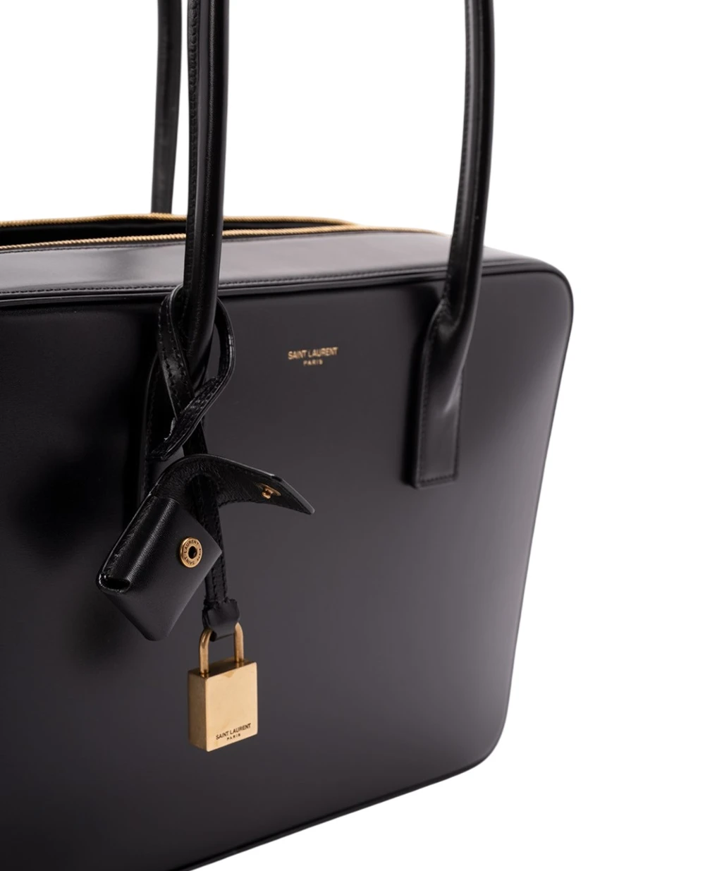 Сумка Sac De Jour Bauletto зі шкіри Saint Laurent 832383-0SX0W, чорний колір • Купити в інтернет-магазині Kameron