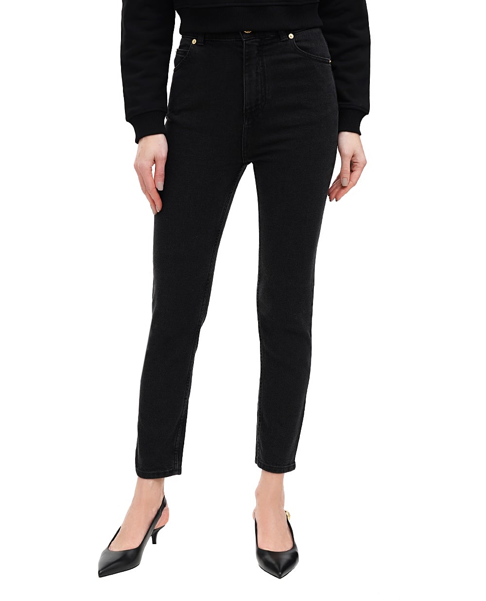 Джинсы Balmain EF1MG009DB67, черный цвет • Купить в интернет-магазине Kameron