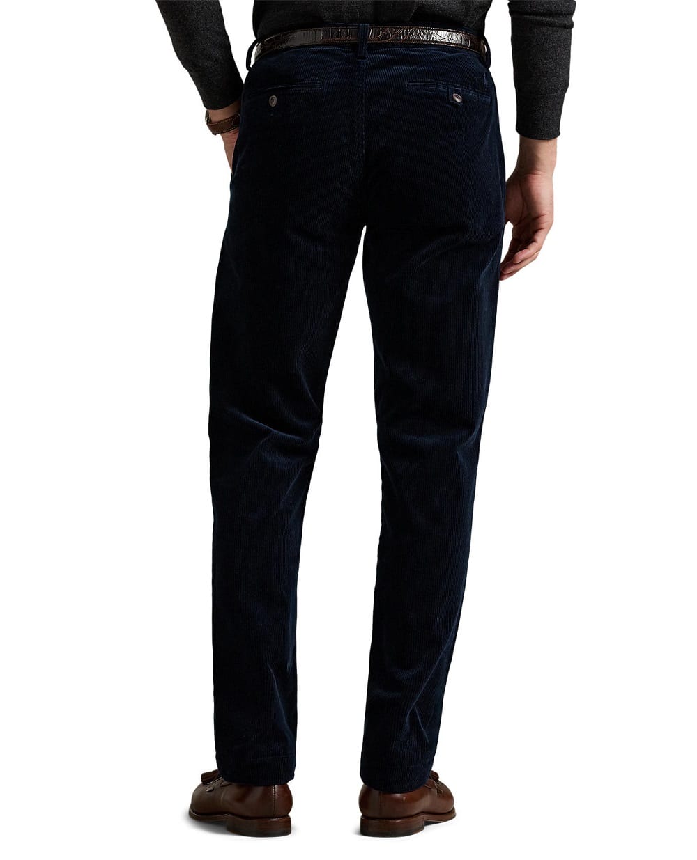 Брюки из эластичного вельвета Polo Ralph Lauren 710884820003, синий цвет • Купить в интернет-магазине Kameron