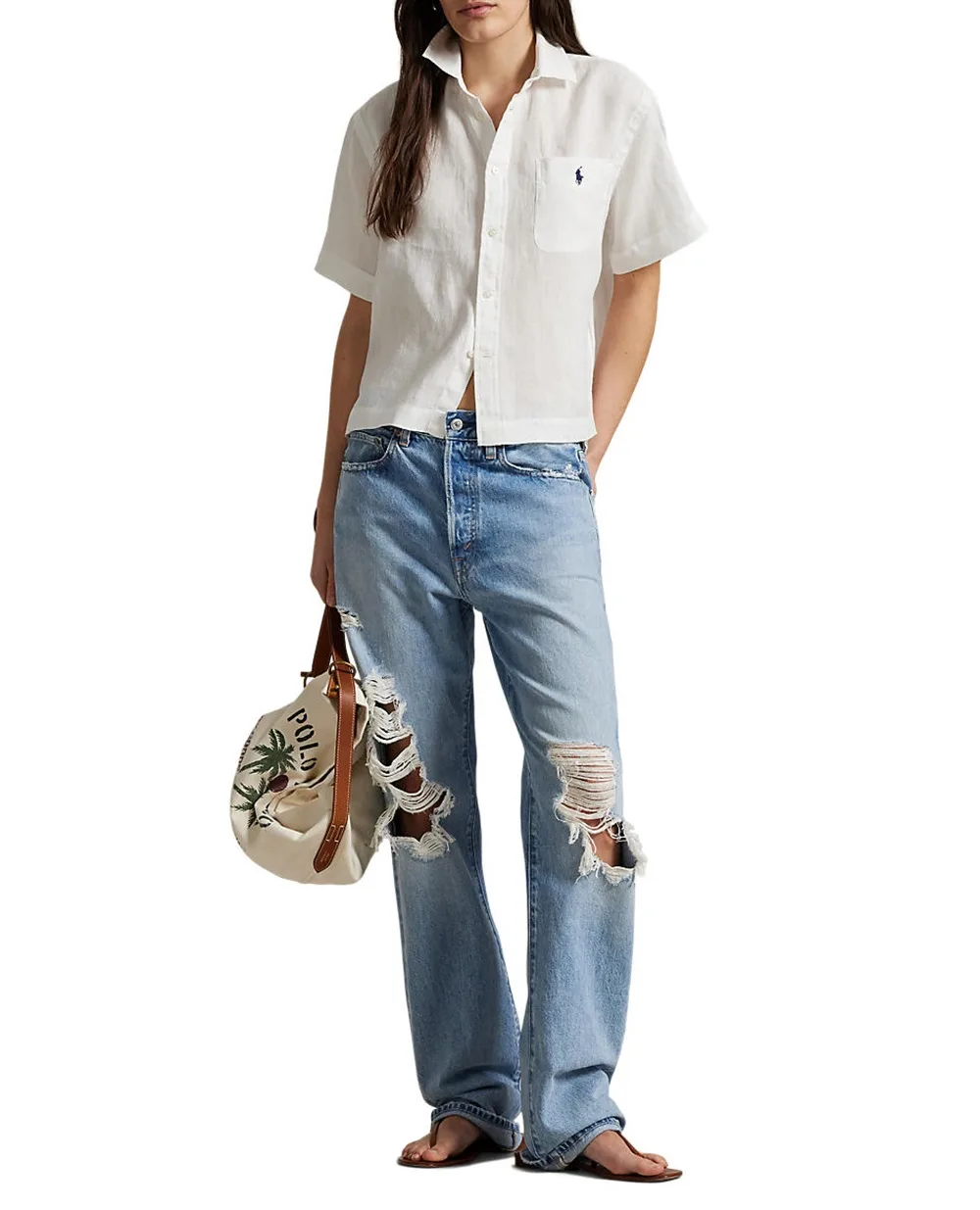 Сорочка Polo Ralph Lauren 211965847001, білий колір • Купити в інтернет-магазині Kameron