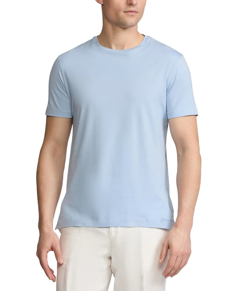 Футболка Ralph Lauren Purple Label 790508153060, голубой цвет • Купить в интернет-магазине Kameron