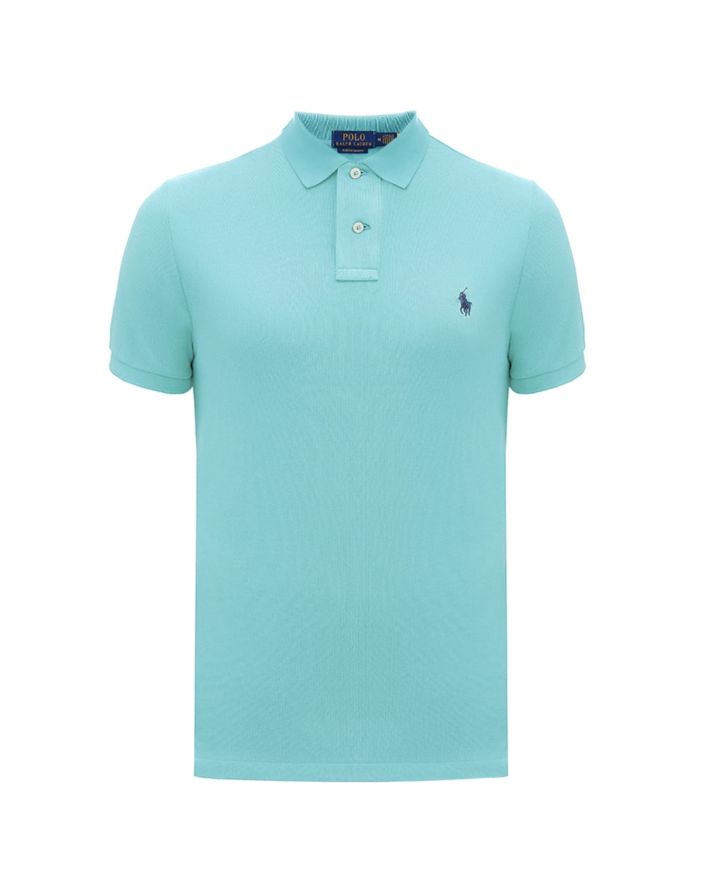 Поло Mesh Polo Ralph Lauren 710680784407, бирюзовый цвет • Купить в интернет-магазине Kameron